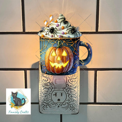 Halloween - Ornament, decor, sign, Nightlight, Sublimation, Digital, PNG, Design, Download, MDF & Acrylic