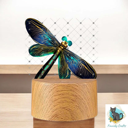 Dragonfly - Sublimation Digital Design Bundle - MDF, Acrylic, Light Base