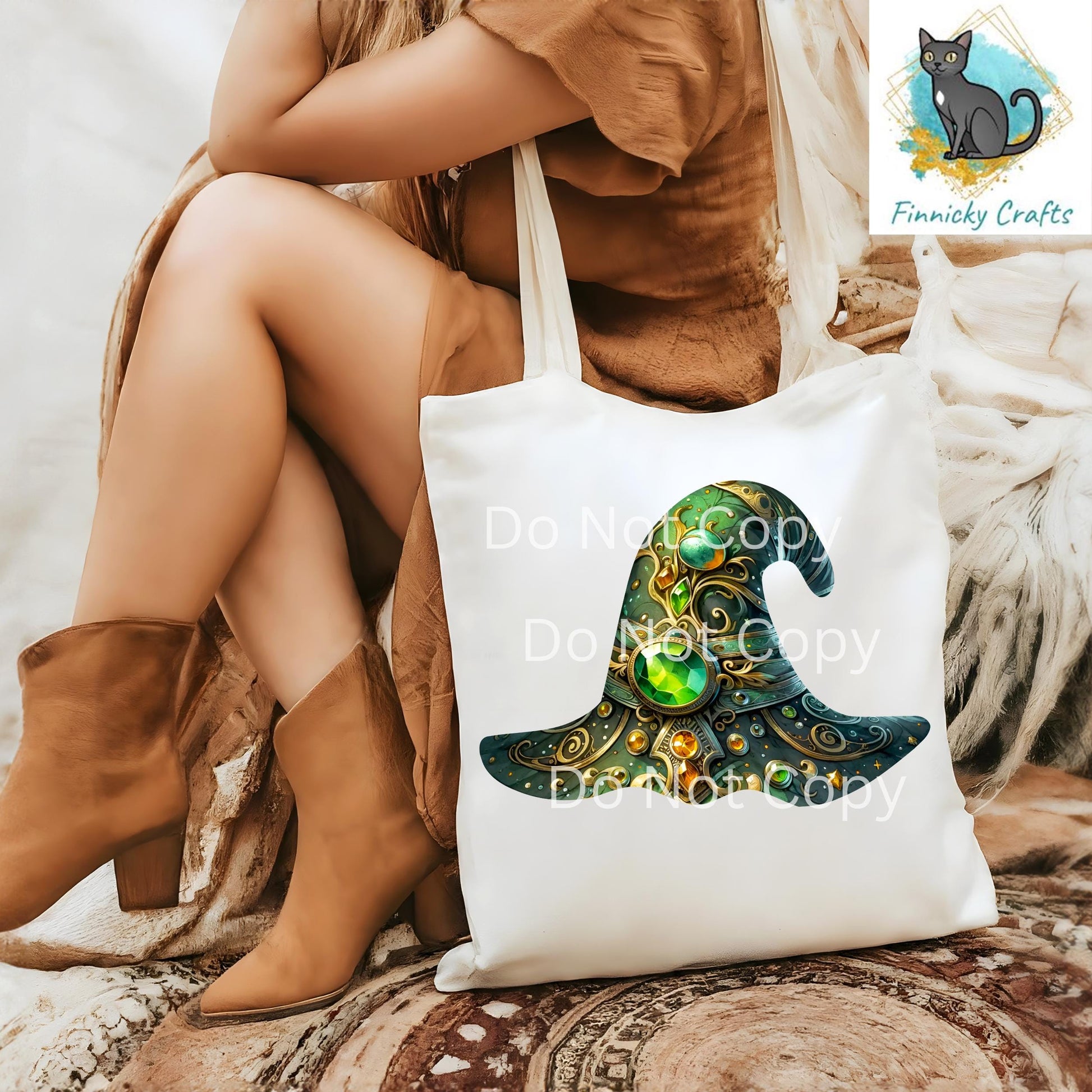 Halloween Green Witch’s Hat png - Sublimation Designs Wall Hanger - Earrings Png, sign, Night Light, Decor