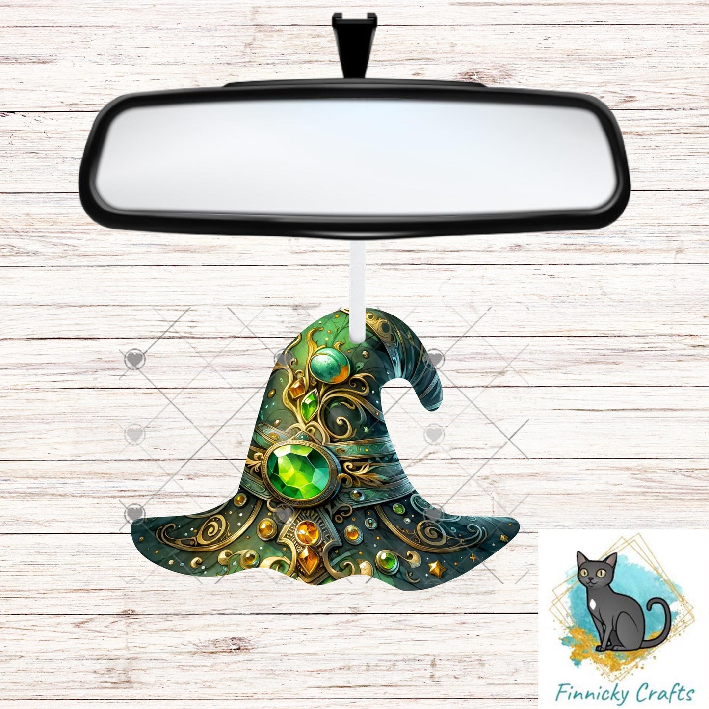Halloween Green Witch’s Hat png - Sublimation Designs Wall Hanger - Earrings Png, sign, Night Light, Decor