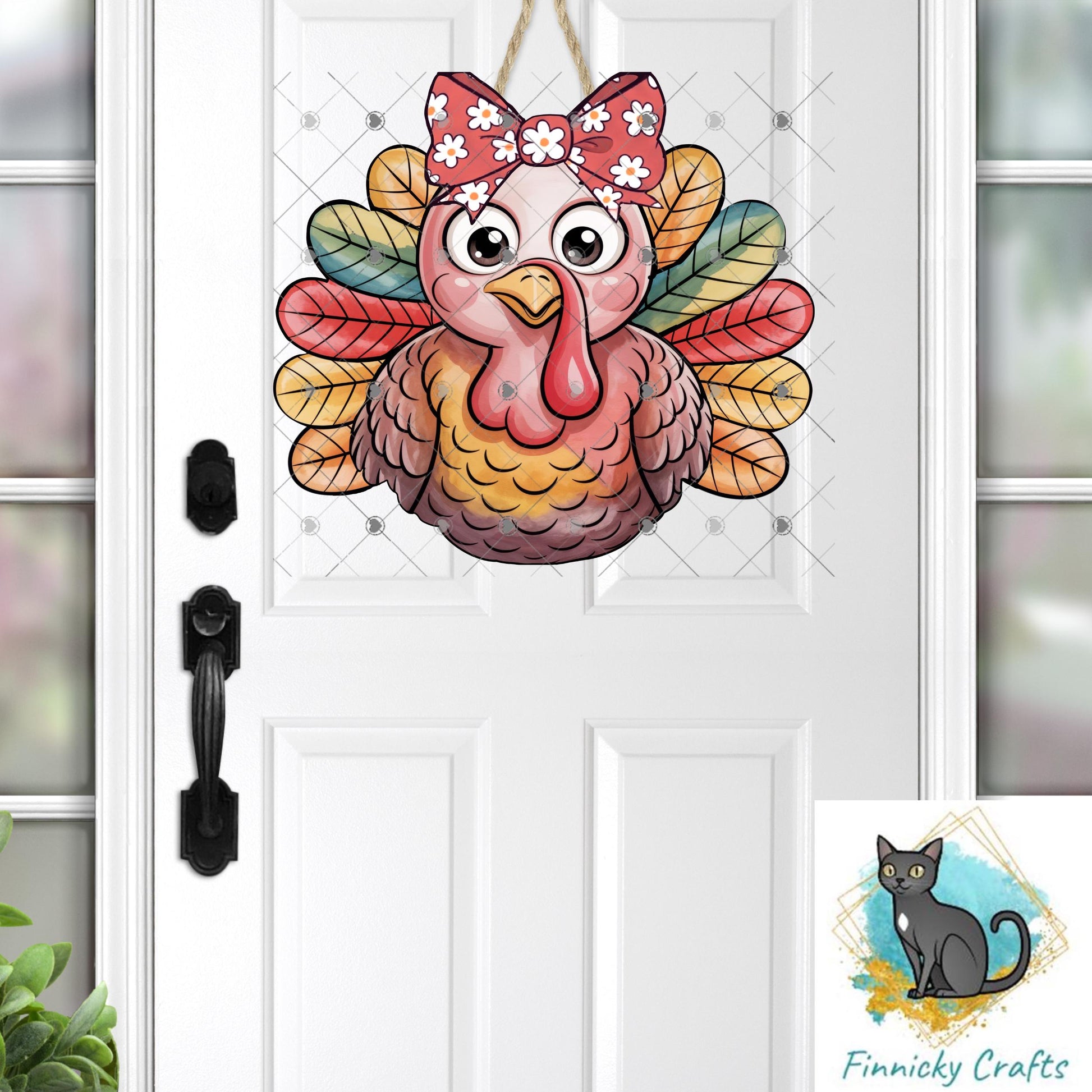 Turkey with bow bundle, Design, Digital, Download, Sublimation, Door Hanger, Tiered Tray, Decoration, Earrings, football, teacher
