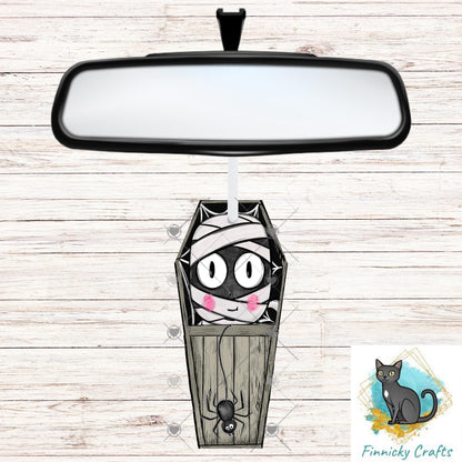 Halloween Sublimation Digital Design - Coffin, PNG, Bag charms, Night Light, earrings, sign, hair clip