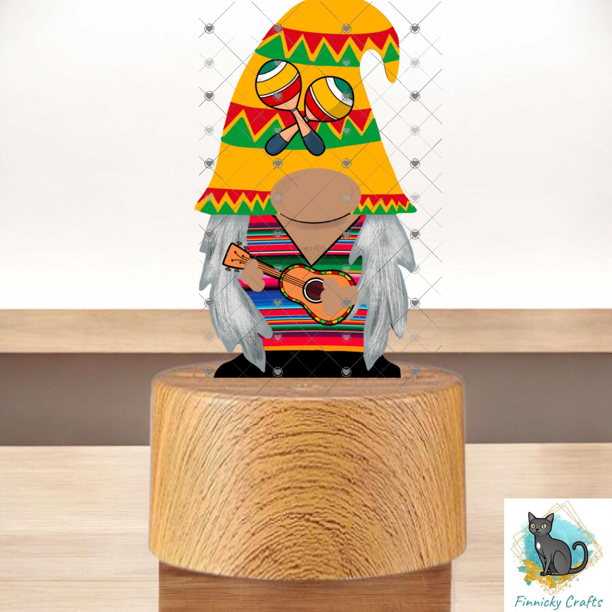 Mariachi Mexican Gnome Light Base png - Sublimation Designs - Gnome Download