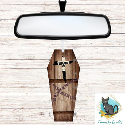 Halloween Sublimation Digital Design - Coffin, PNG, Bag charms, Night Light, earrings, sign, hair clip