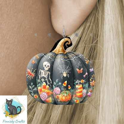 Pumpkin Bundle, Sublimation, Digital, PNG Design, Download for Earrings, Necklace, Wall Decor, Door Hanger, Keychain