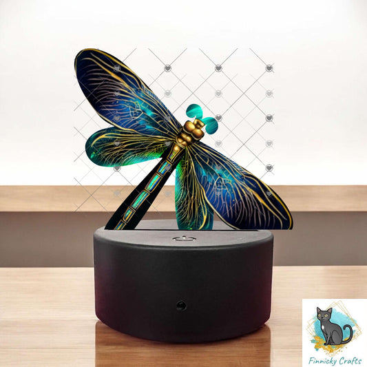 Dragonfly - Sublimation Digital Design Bundle - MDF, Acrylic, Light Base