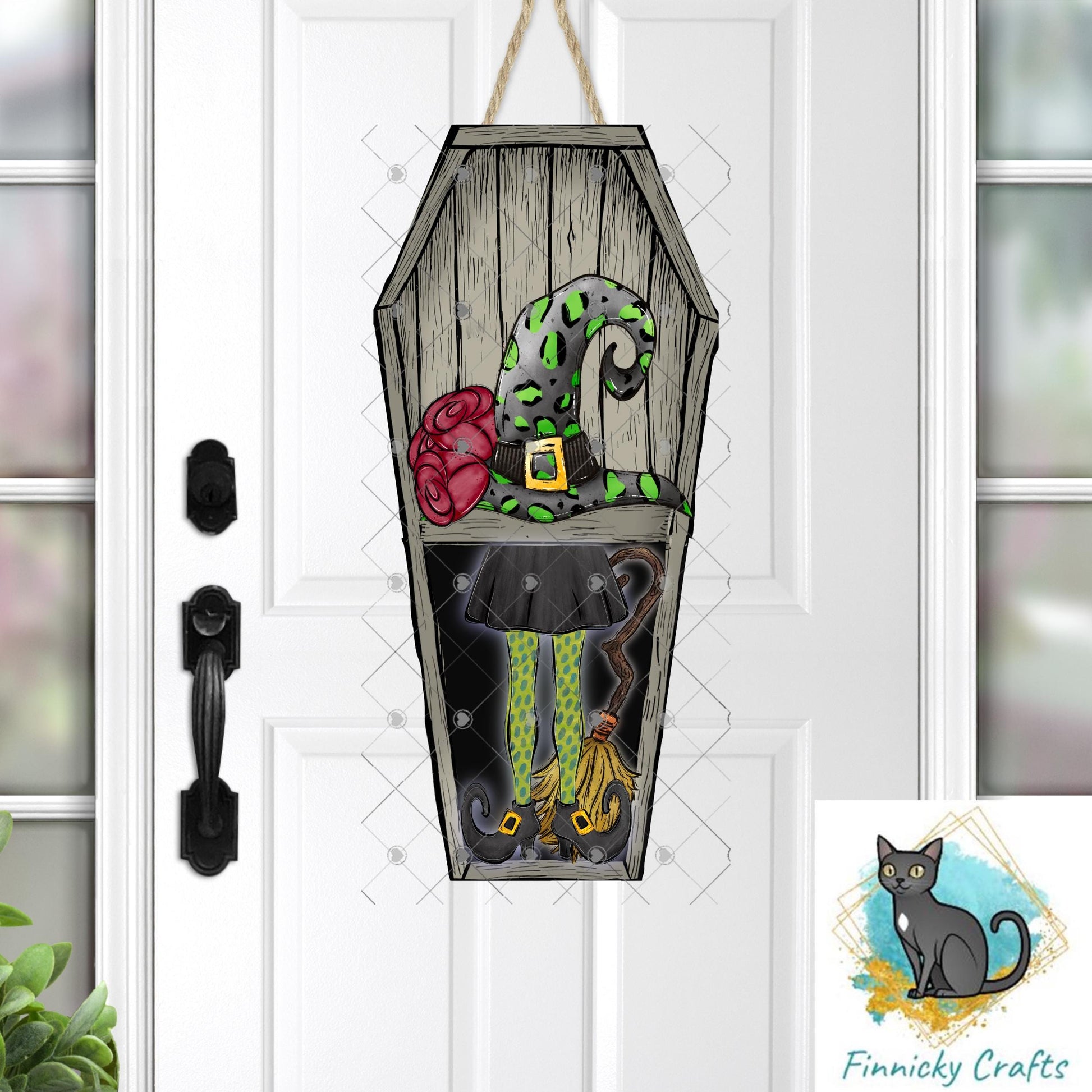 Halloween Sublimation Digital Design - Coffin, PNG, Bag charms, Night Light, earrings, sign, hair clip