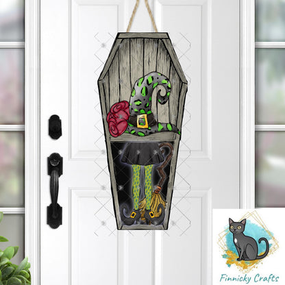 Halloween Sublimation Digital Design - Coffin, PNG, Bag charms, Night Light, earrings, sign, hair clip