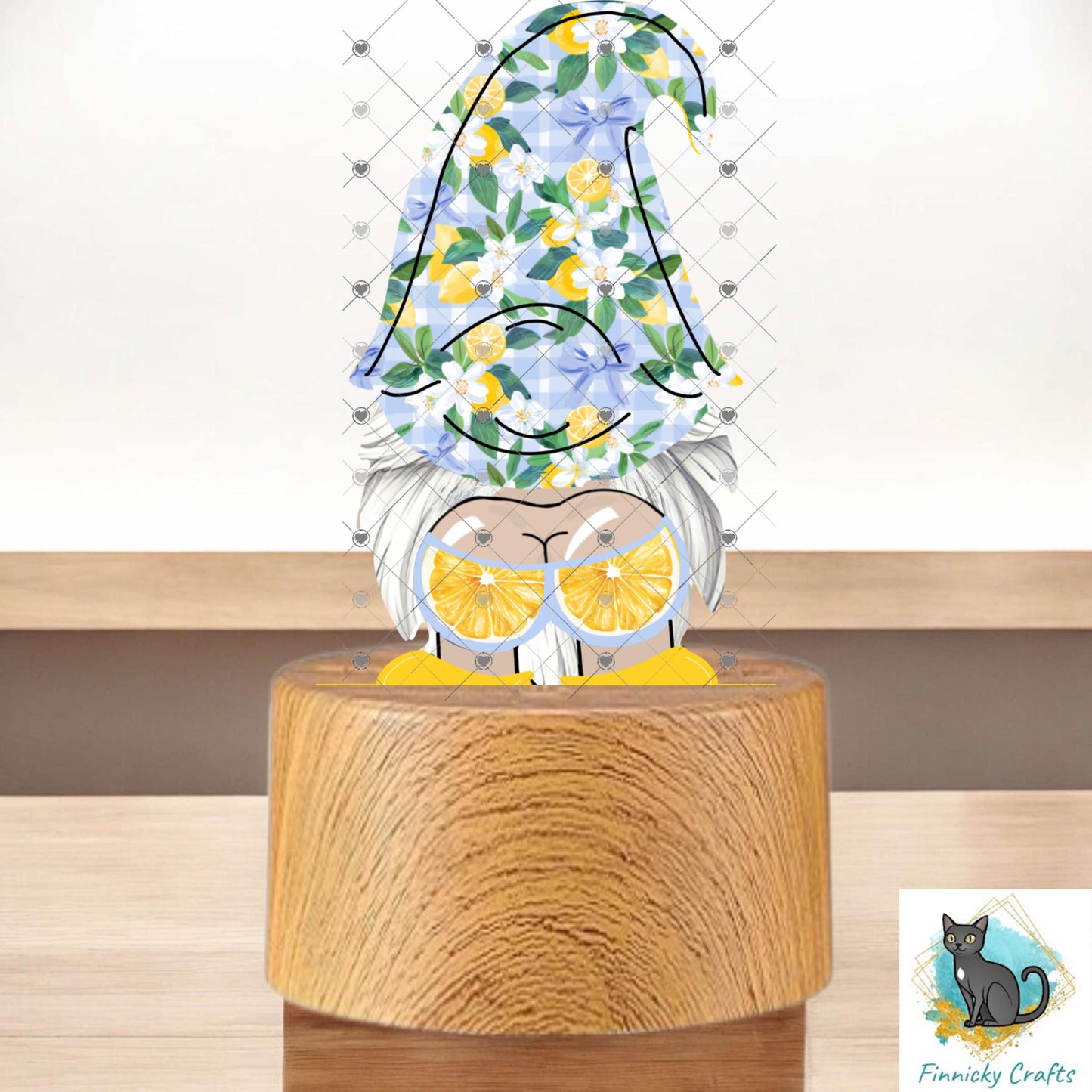 Lemon Gnome Bum Light Base png - Sublimation Designs - Gnome Download