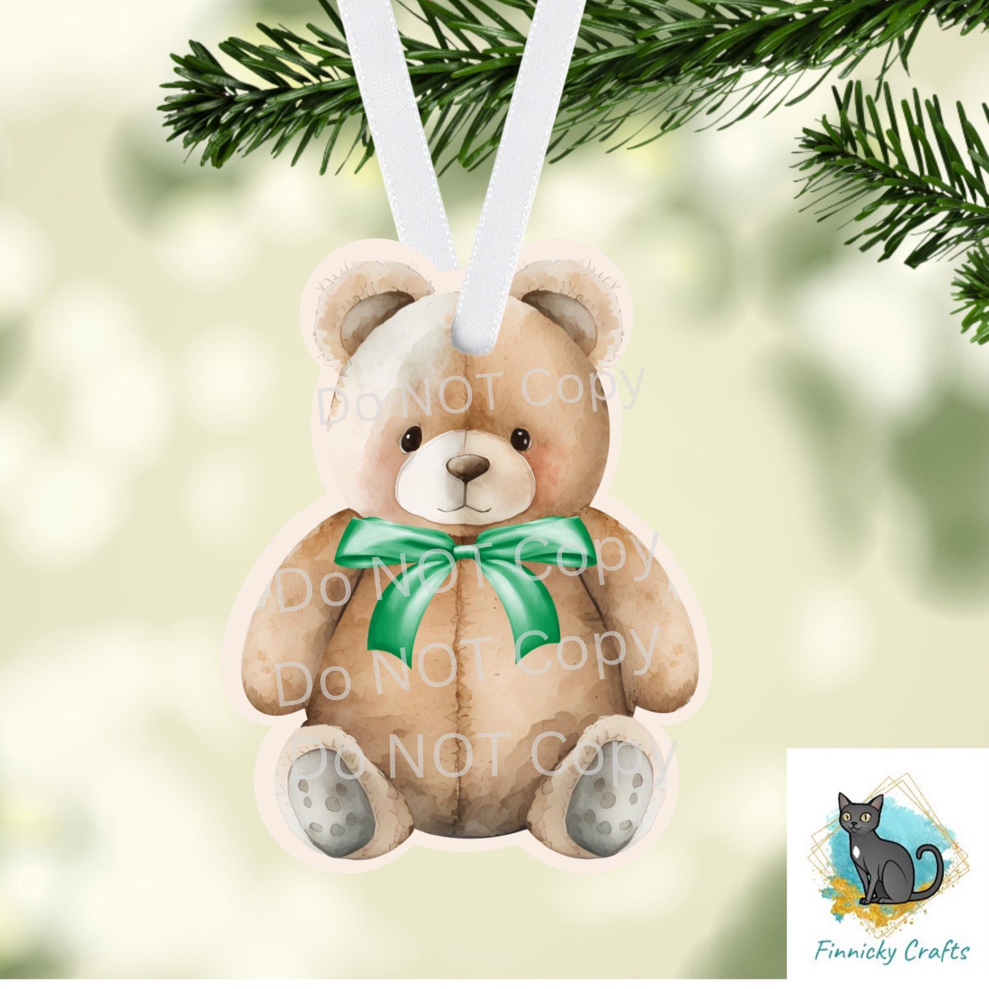 Teddy Bears with bows Bundle - 6 designs total - Sublimation Design - green, purple, yellow png, Acrylic Sublimation, decor, earrings, sign
