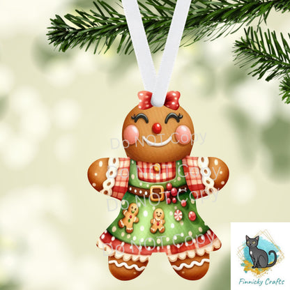 Gingerbread Couple, Gingerbread Man, Gingerbread Girl Digital, PNG, Design, Download, Ornaments, Earrings, Signs