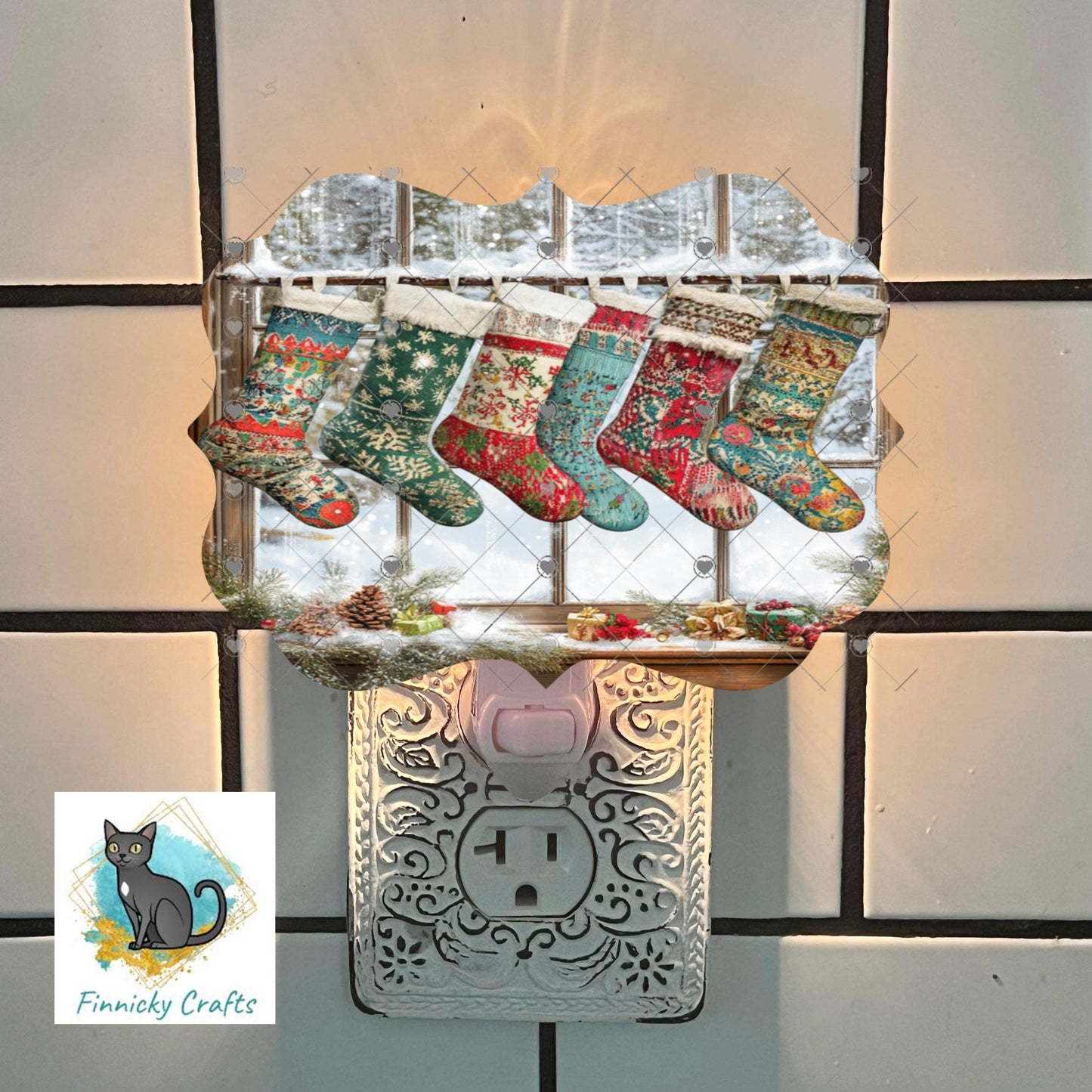 Christmas Stockings, Benelux Shape PNG, Digital Download for Sublimation, Door Sign, Earrings, Ornament, Badge Reel, Keyring, Night Light