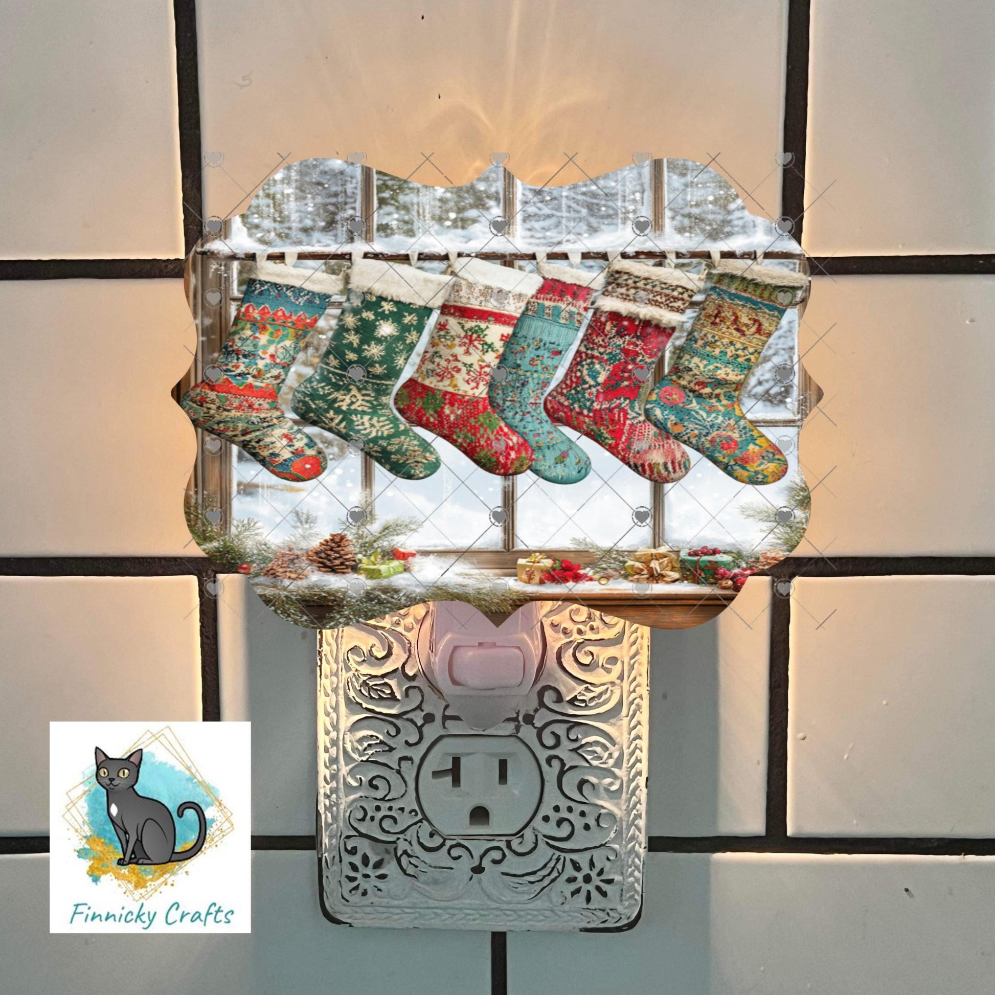 Christmas Stockings, Benelux Shape PNG, Digital Download for Sublimation, Door Sign, Earrings, Ornament, Badge Reel, Keyring, Night Light
