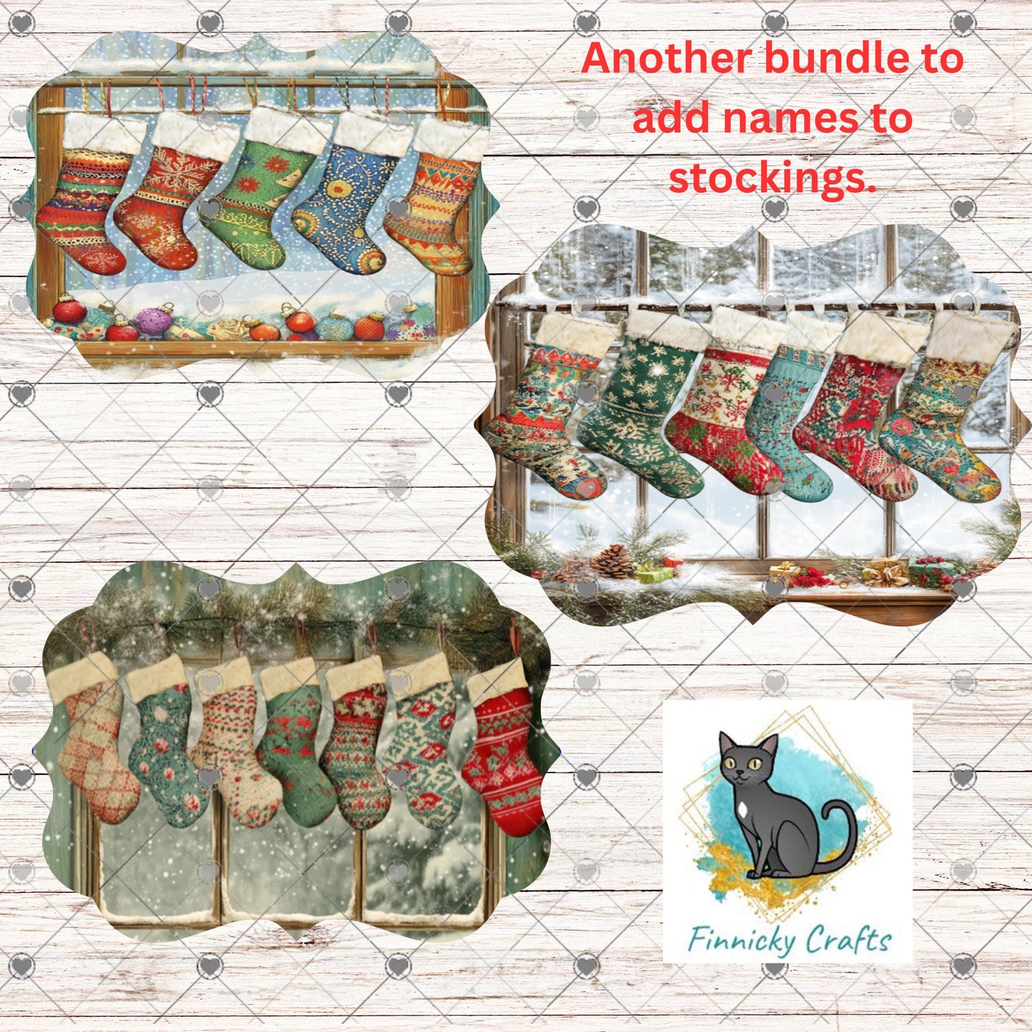 Christmas Stockings, Benelux Shape PNG, Digital Download for Sublimation, Door Sign, Earrings, Ornament, Badge Reel, Keyring, Night Light