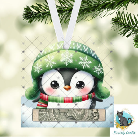 Penguin Money Holder - Sublimation Digital File - Gift, ornament, decoration