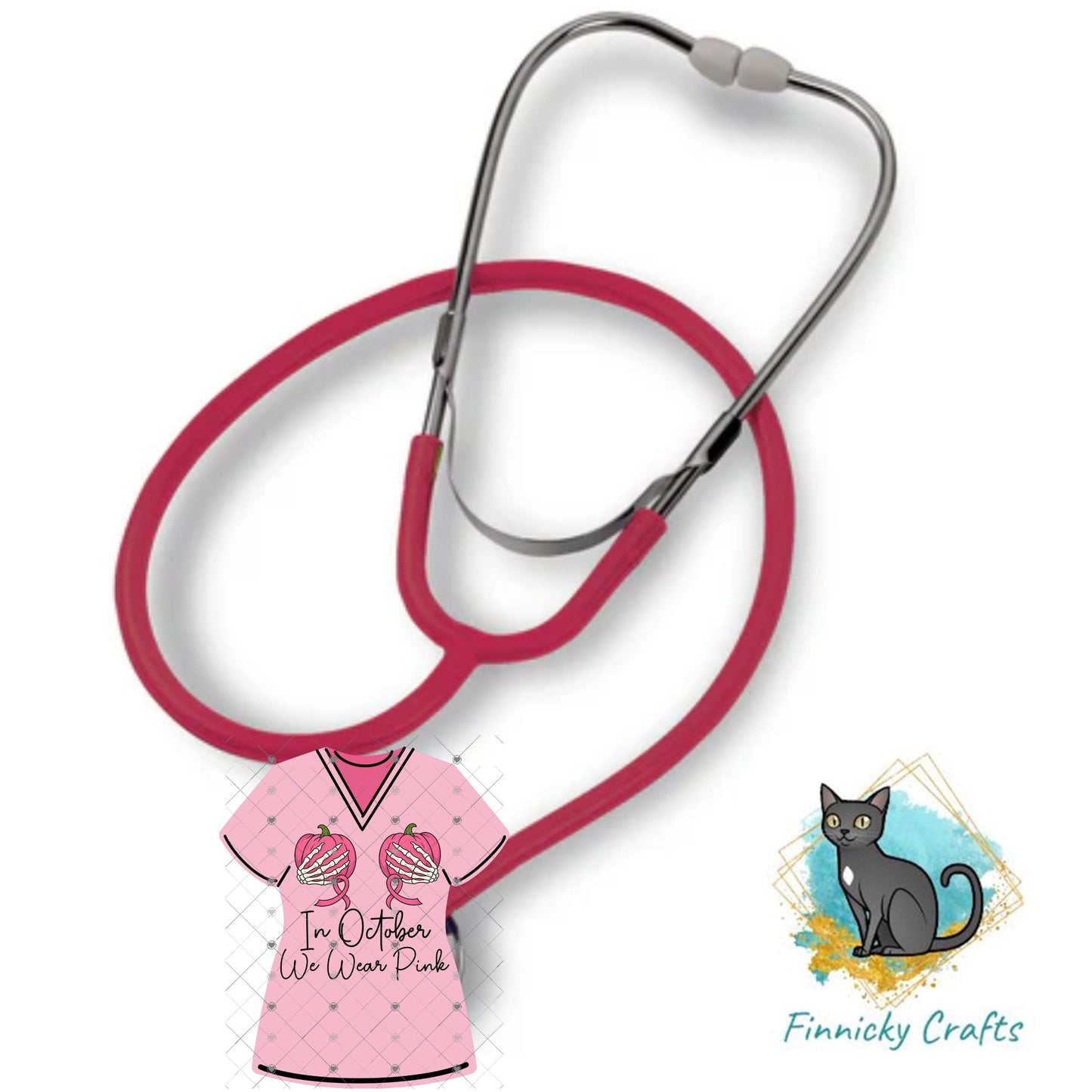 Bundle Nurse Scrubs Earrings, Decor, Badge Reel, Key Ring Sublimation, Digital Design, Download, Breast Cancer Awareness