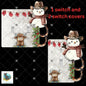 Cowboy Snowman- Double AND Single Light Switch - Sublimation Design, Decor, Winter, Christmas