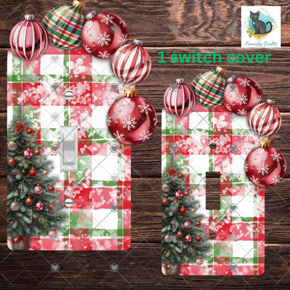 Christmas Bulbs Light Switch, Sublimation, Decor, Sublimation, Digital, PNG, Design