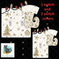 Stocking Double and Single Light Switch - Decoration - Gift - PNG Digital Download for Sublimation - Customize