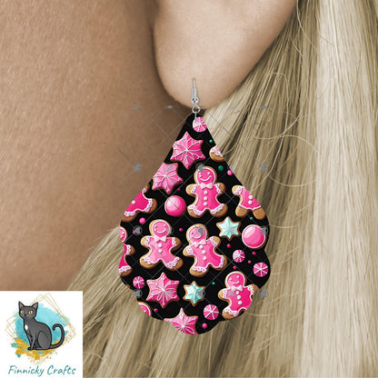 Fancy scallop Drop Bundle, Sublimation, Digital, PNG, Design, Download, earrings, badge reels