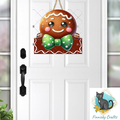 Gingerbread Boy Money Holder - Sublimation Digital File - Gift, ornament, decoration, sign, earrings, night light