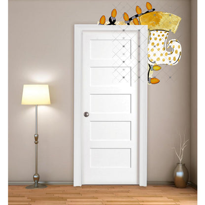 Elf Swirl Stocking Corner Door Sitter- Door Topper - Decoration - Gift - PNG Digital Download for Sublimation - Over-the-door - Customize