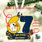 6 7 Ornament, School colors, Christmas, Customizable, Personalize, Sublimation, Digital, PNG, Design, Download Only, Night Light