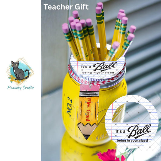Teacher, Student, School Staff, Coach, Gift, Sublimation, Digital Design, PNG, Download, Decoration, Back to School, Mason Jar Lid