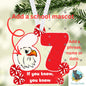 6 7 Ornament, School colors, Christmas, Customizable, Personalize, Sublimation, Digital, PNG, Design, Download Only, Night Light