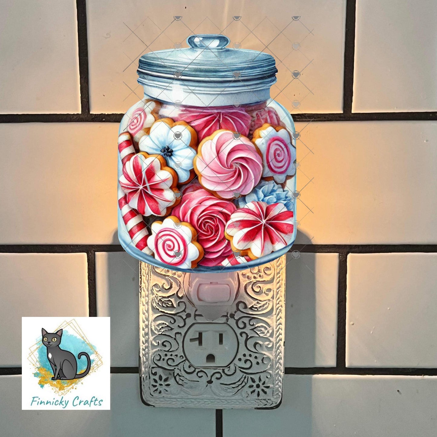 Cookie Jar Nightlight Sublimation Design (Digital Design)