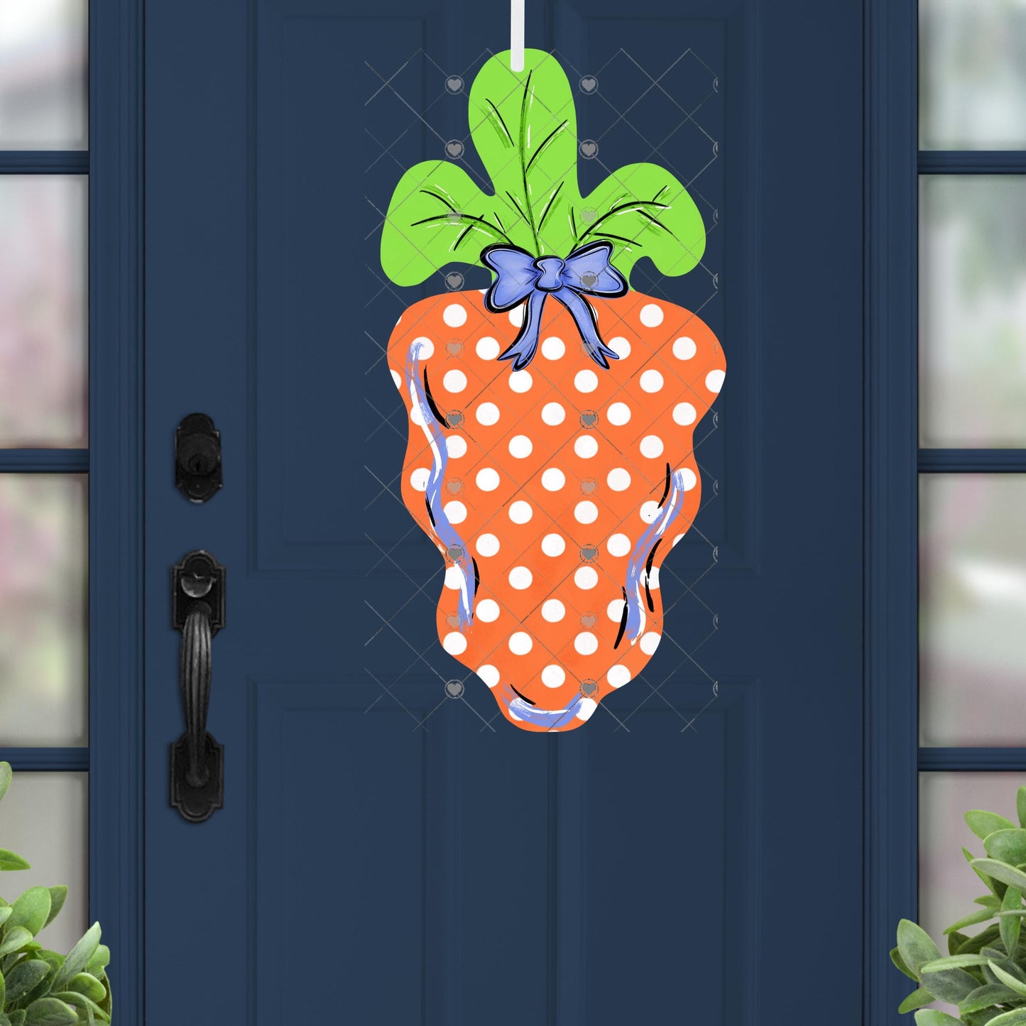 Wavy Carrot Easter Earring Design, PNG (Digital Download)