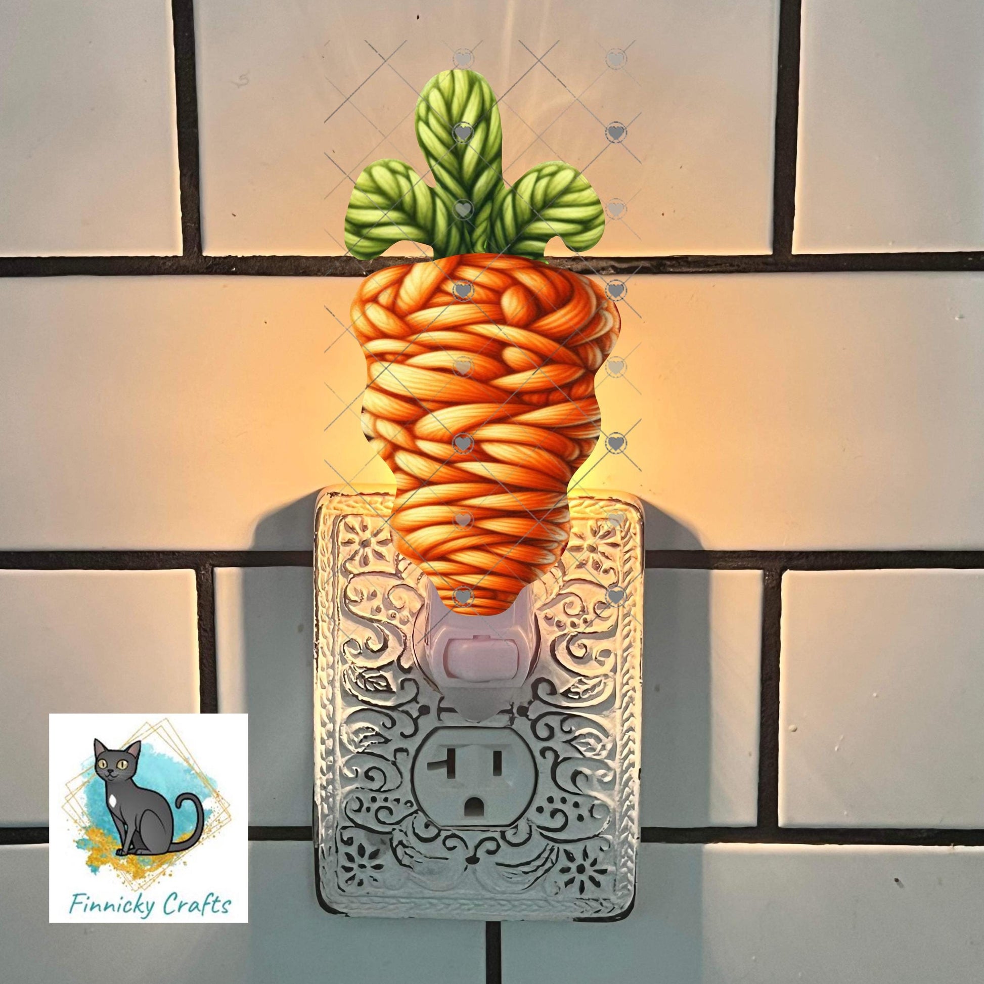 Wavy Carrot Easter Earring Design, PNG (Digital Download)
