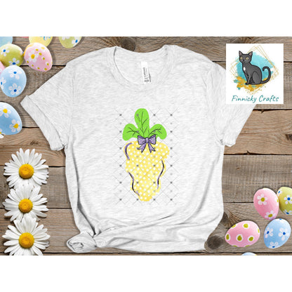 Wavy Carrot Easter Earring Design, PNG (Digital Download)