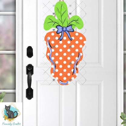 Wavy Carrot Easter Earring Design, PNG (Digital Download)