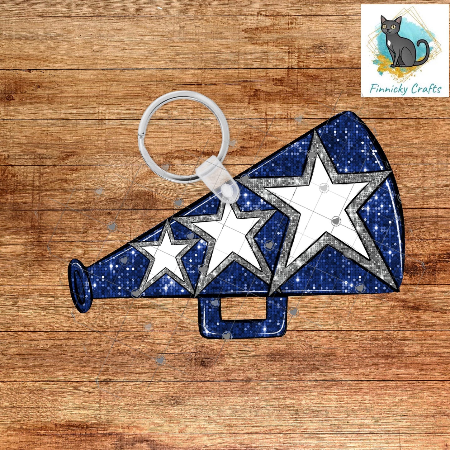 Megaphone, Cheer, Earrings, Badge Reel, Night Light, DTF, Ornament Add Personalization Christmas Ornament Digital File - 3 colors