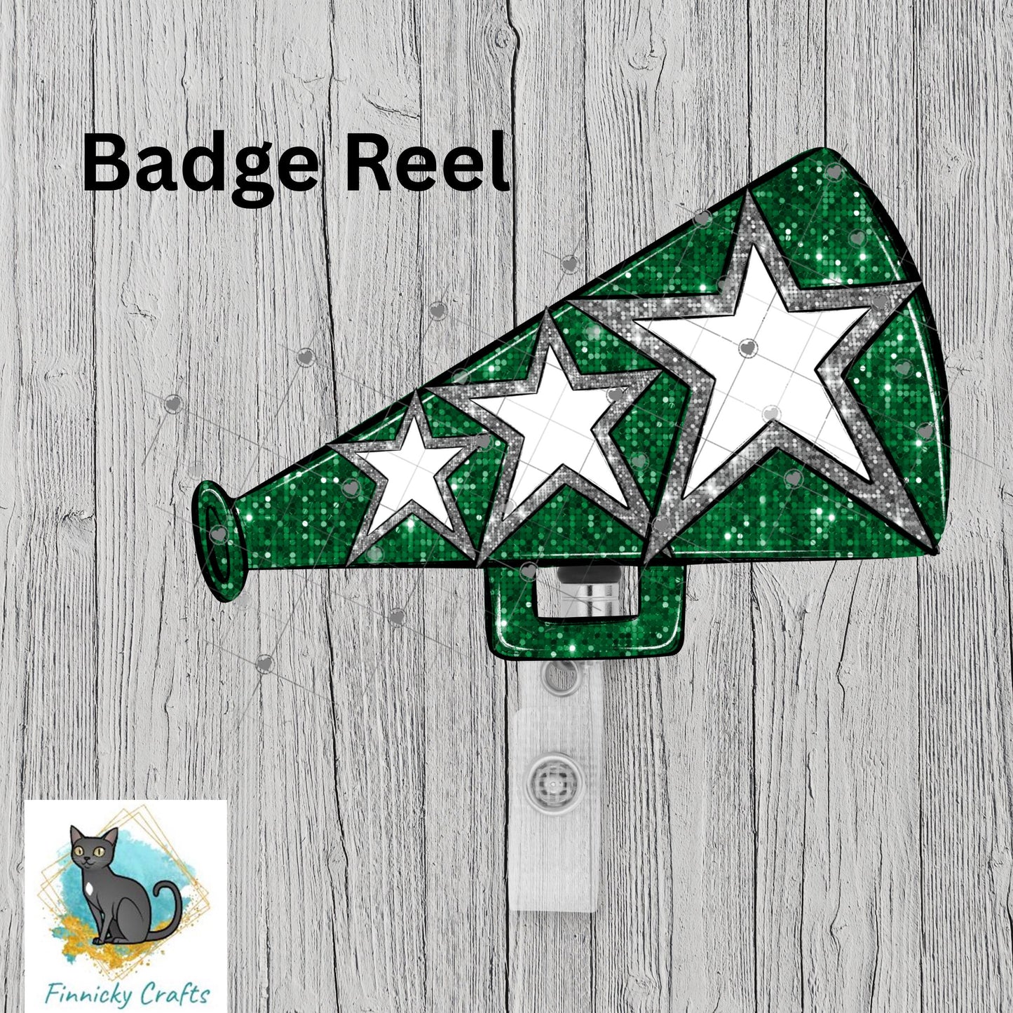 Megaphone, Cheer, Earrings, Badge Reel, Night Light, DTF, Ornament Add Personalization Christmas Ornament Digital File - 3 colors