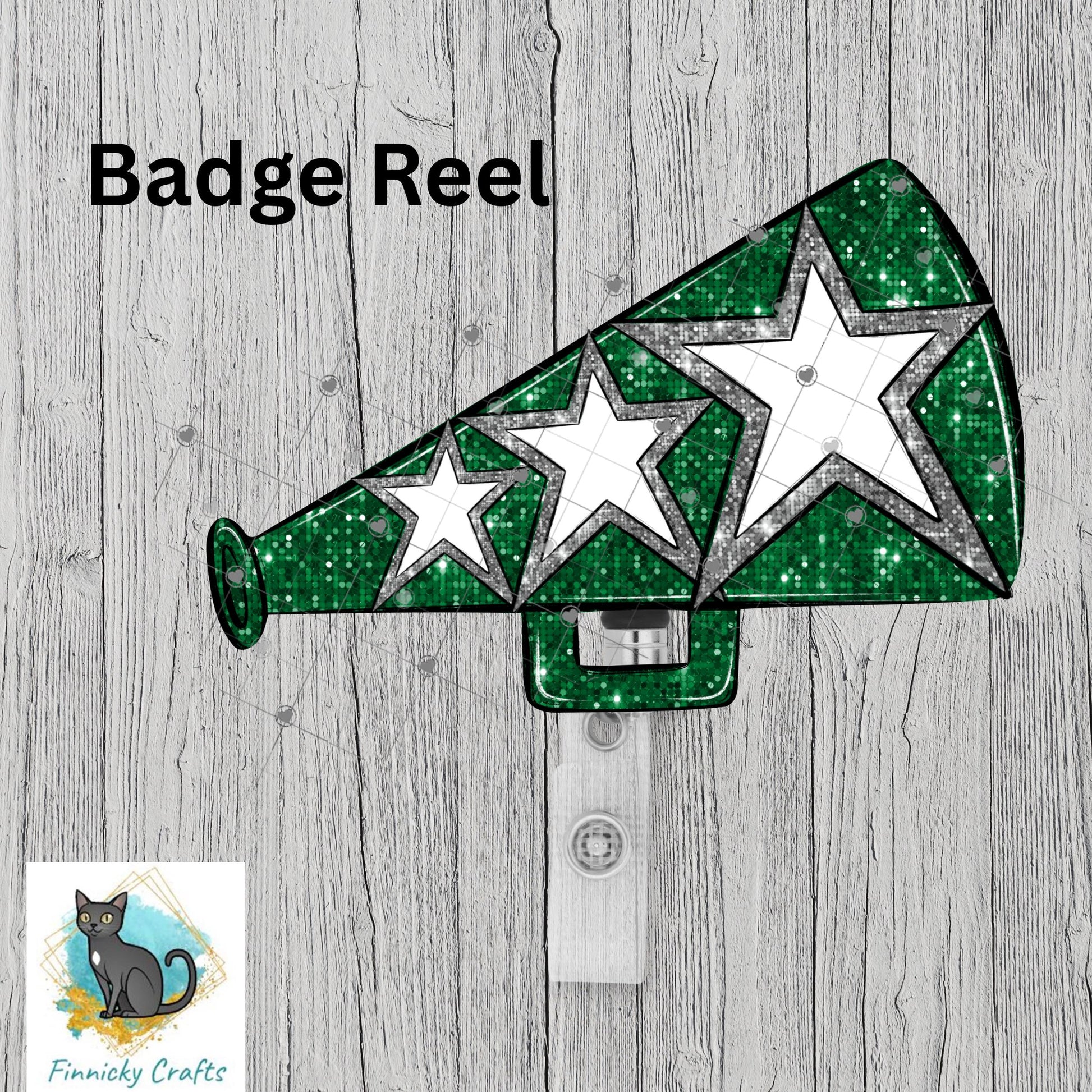 Megaphone, Cheer, Earrings, Badge Reel, Night Light, DTF, Ornament Add Personalization Christmas Ornament Digital File - 3 colors