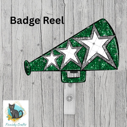Megaphone, Cheer, Earrings, Badge Reel, Night Light, DTF, Ornament Add Personalization Christmas Ornament Digital File - 3 colors