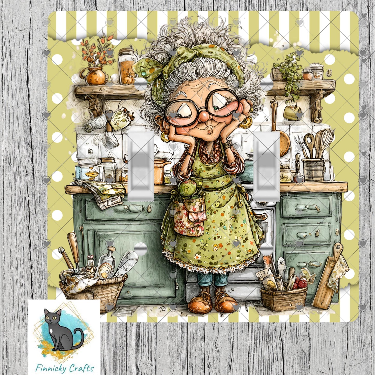 Grandma’s Double Light Switch, Sublimation, Decor, Sublimation, Digital, PNG, Design