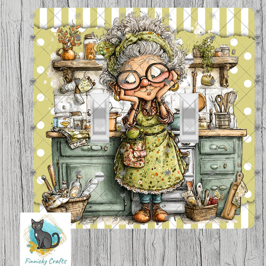 Grandma’s Double Light Switch, Sublimation, Decor, Sublimation, Digital, PNG, Design