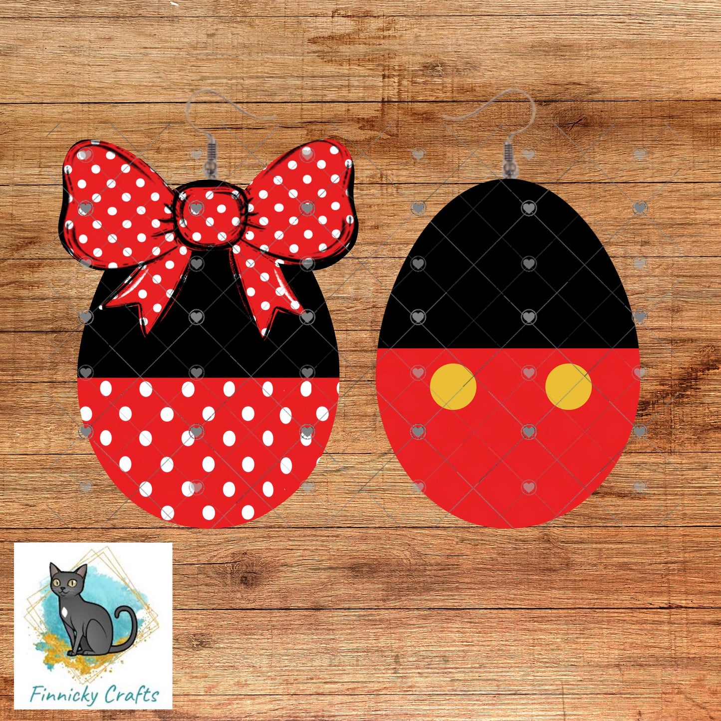 Easter Eggs with Bows – Sublimation Design (PNG), Digital Design, DTF, Polka dots, girls, boys