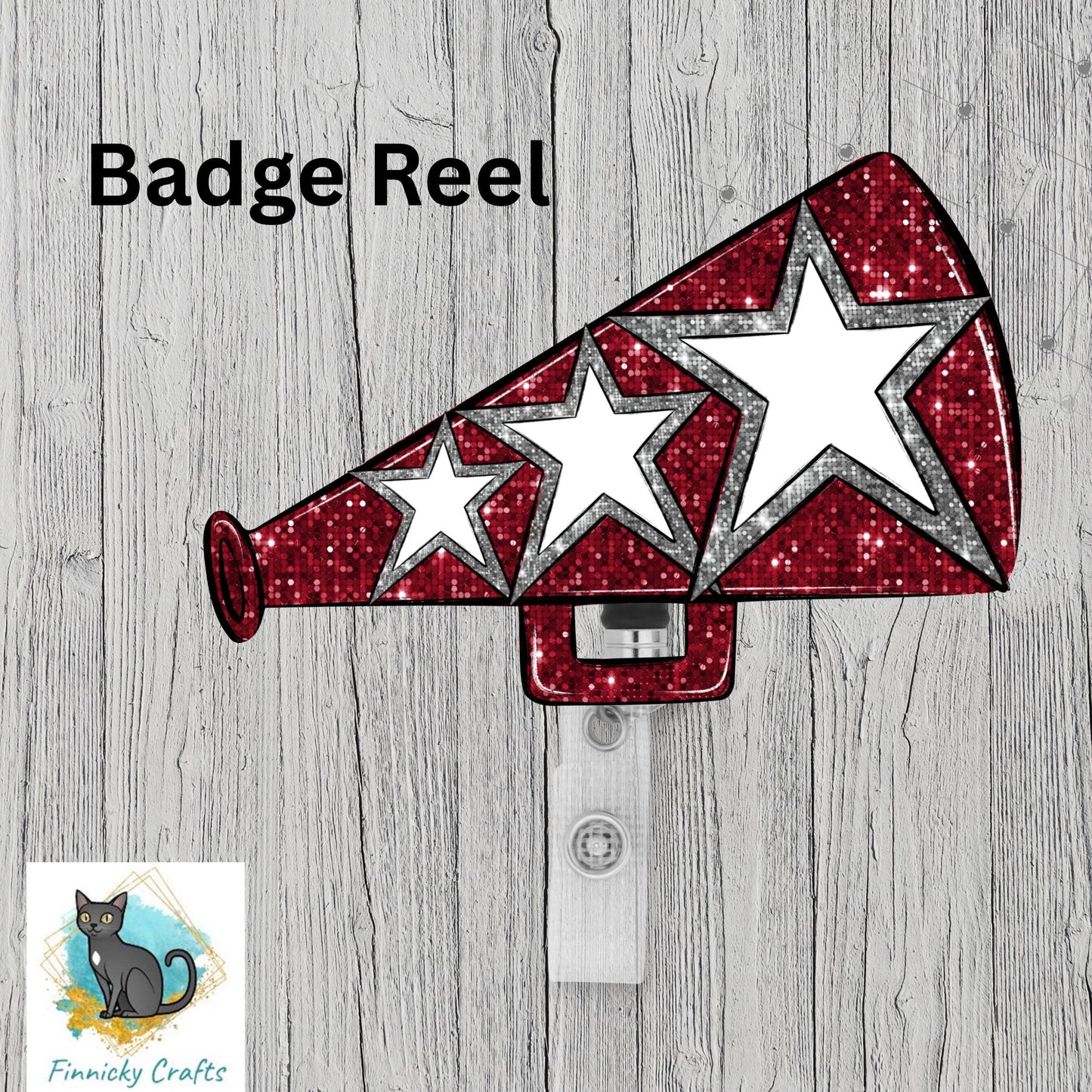 Megaphone, Cheer, Earrings, Badge Reel, Night Light, DTF, Ornament Add Personalization Christmas Ornament Digital File - 3 colors