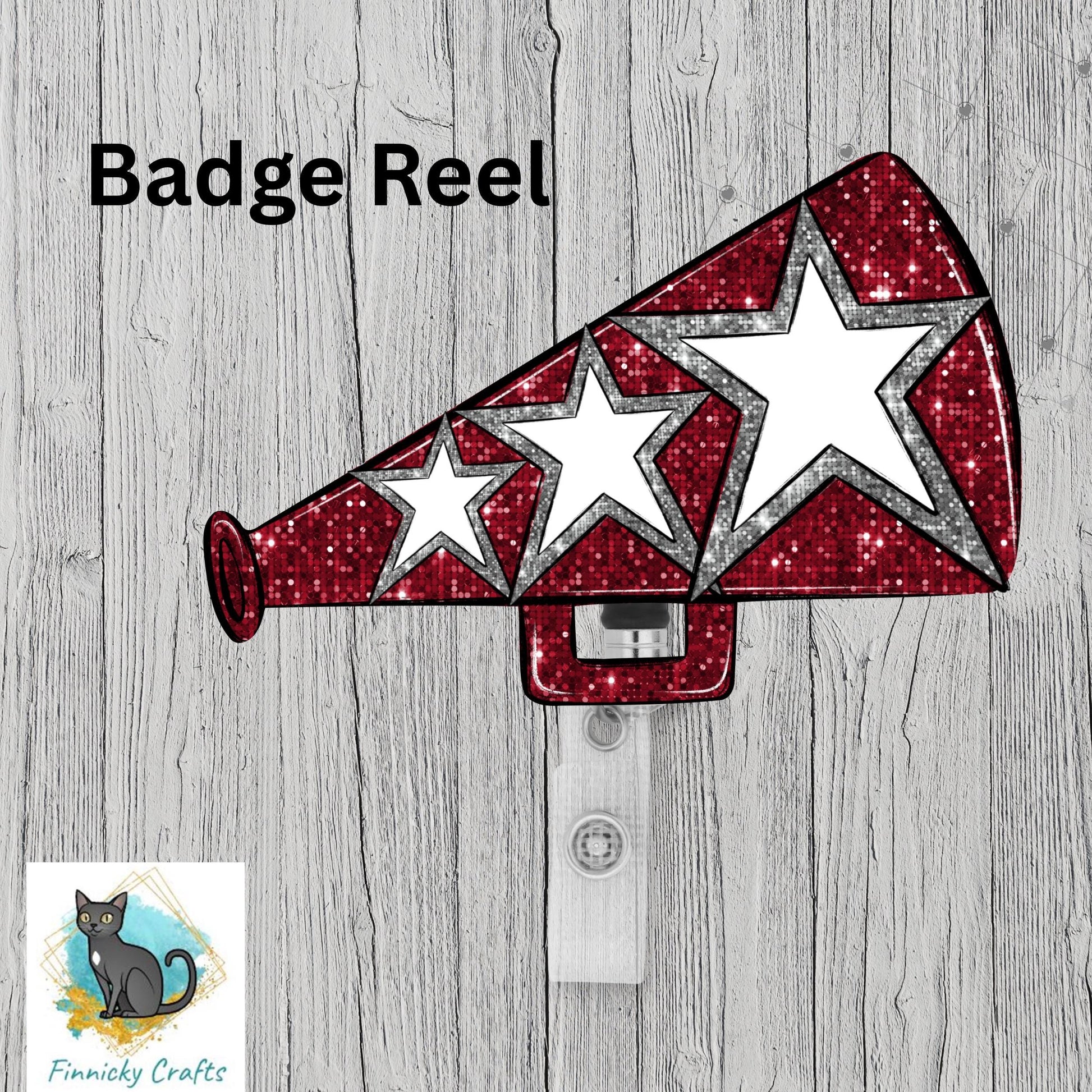 Megaphone, Cheer, Earrings, Badge Reel, Night Light, DTF, Ornament Add Personalization Christmas Ornament Digital File - 3 colors