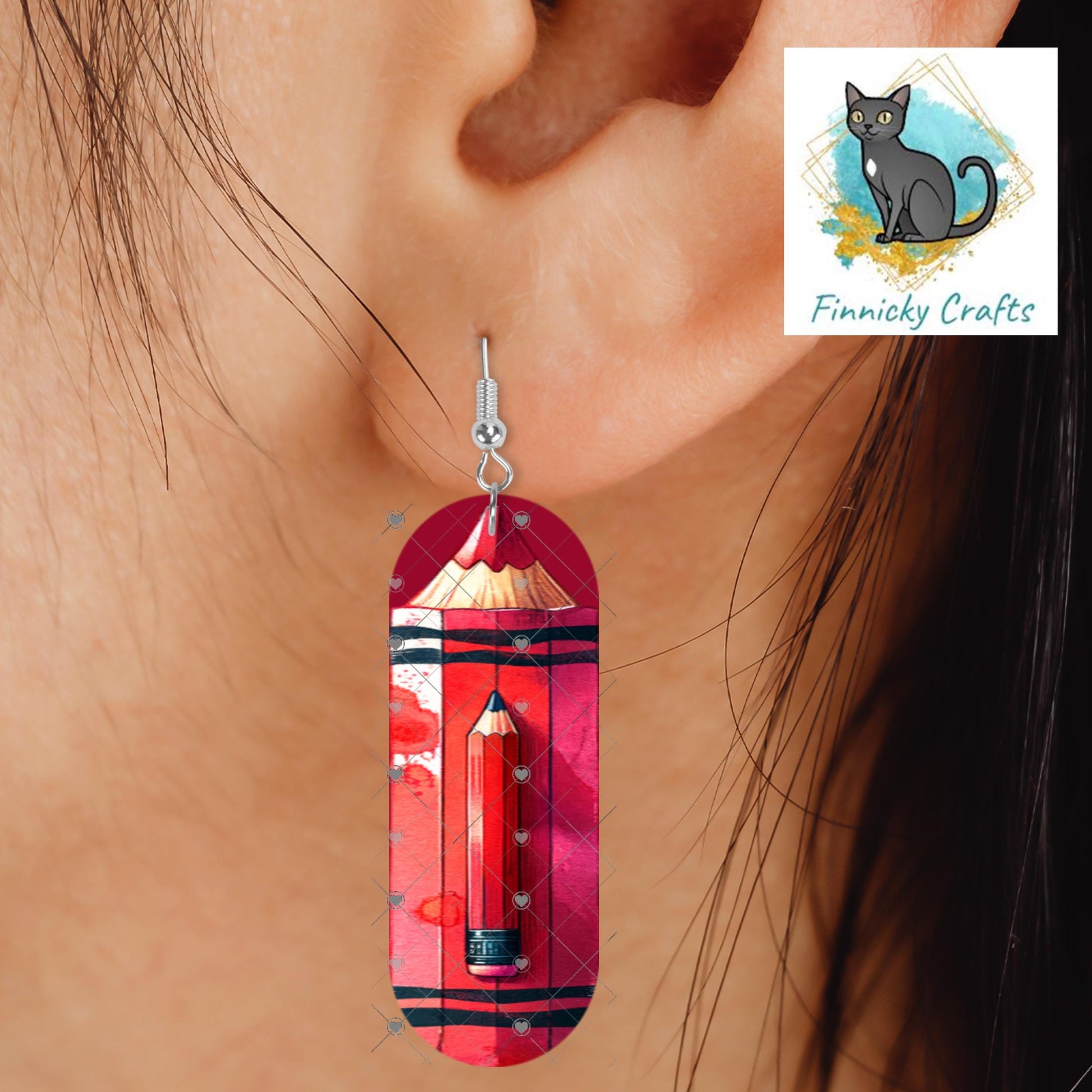 Oval Earrings, School, Teacher, Staff, Sublimation, Digital, PNG, Design, Download