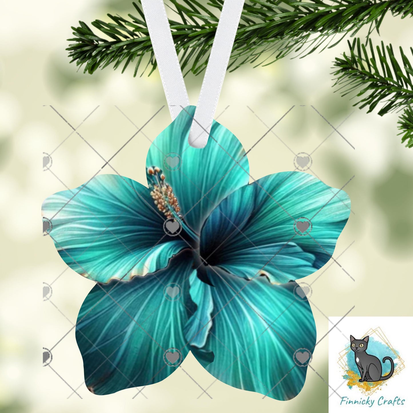 Hibiscus Flowers, Sublimation Flower - MDF or Acrylic - Night Light - Digital Design- Earrings - Signs