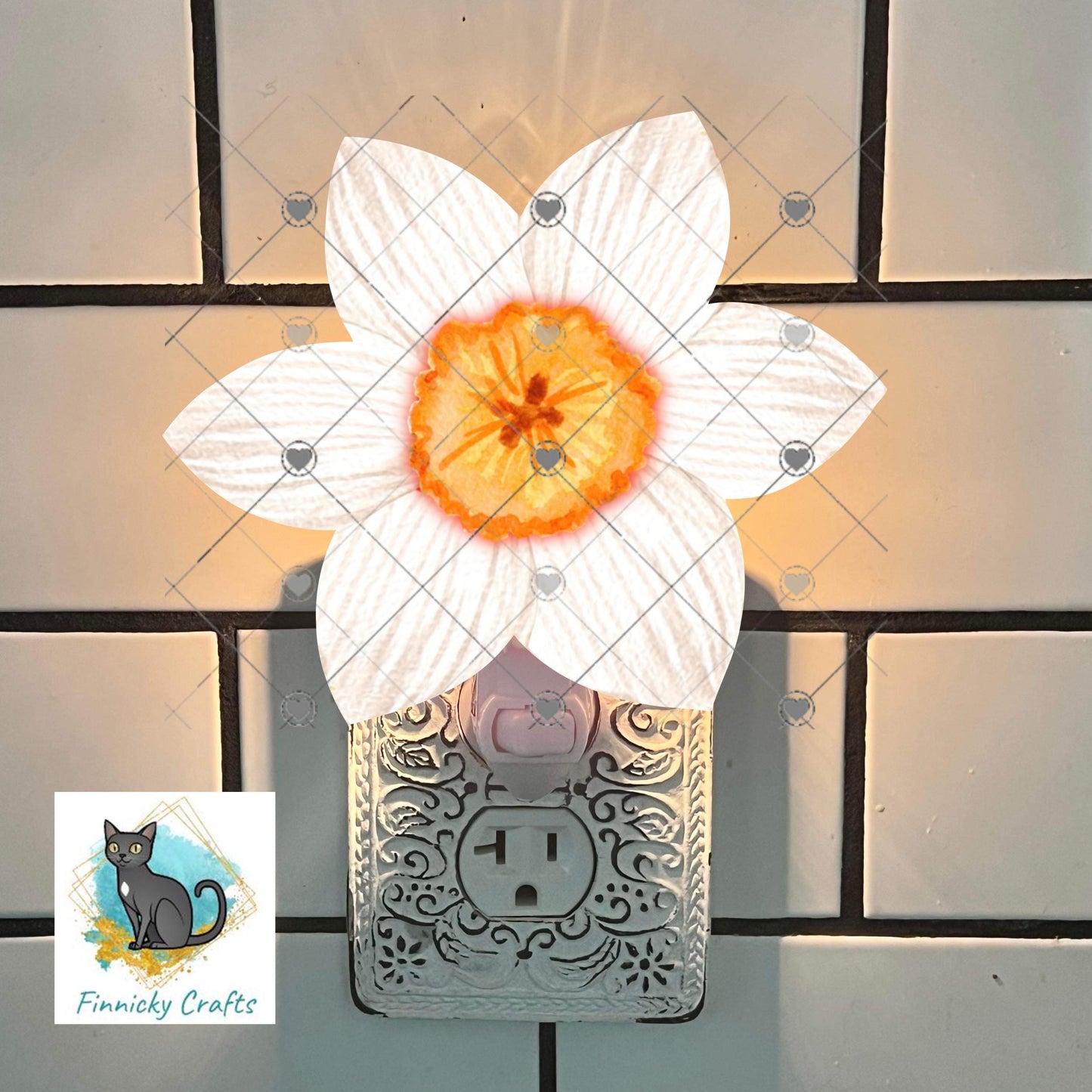 Daffodils, Sublimation, Design, PNG, DTF, Earrings, Night Light, Gifts for Mom