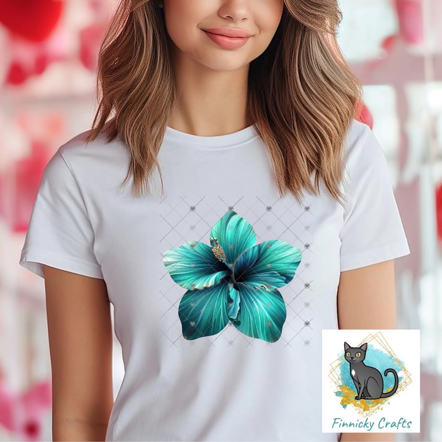 Hibiscus Flowers, Sublimation Flower - MDF or Acrylic - Night Light - Digital Design- Earrings - Signs