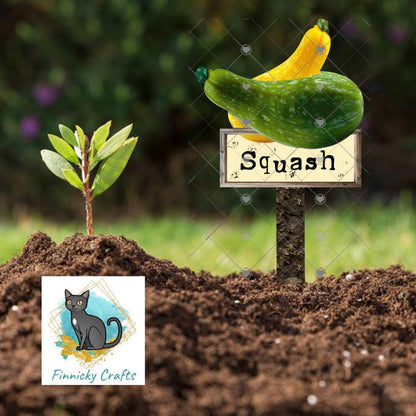 Squash/Blank - Garden Stakes Sublimation Design (Digital Design)
