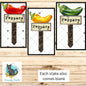 Red, Yellow, Green Chili Peppers/Blank - Garden Stakes Sublimation Design (Digital Design)