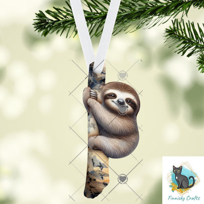 Sloth Tree Branch Design, Earrings, Night Light, DTF Print (Digital PNG Download)